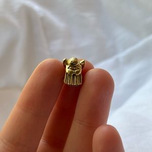 14k gold pandora angel charm